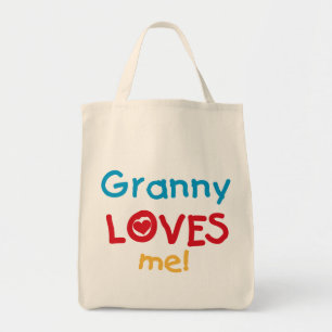 Granny Kärlek Me Tshirts och Gifts Tygkasse
