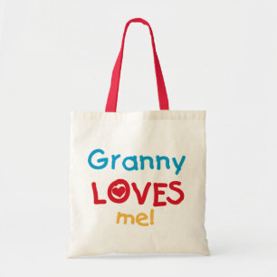 Granny Kärlek Me Tshirts och Gifts Tygkasse
