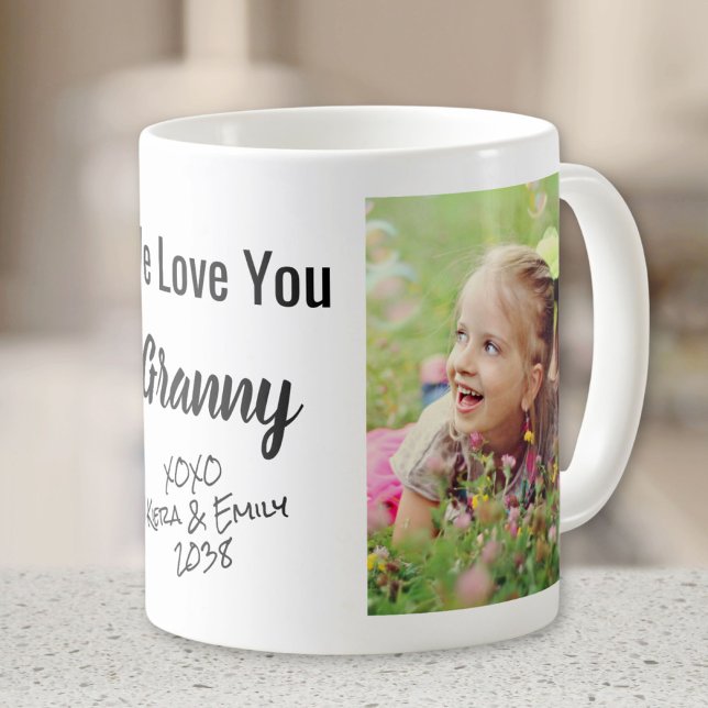 Granny Kärlek You Photo Kaffemugg (Skapare uppladdad)