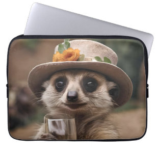 Granny Meerkat Vin Time Laptop Fodral