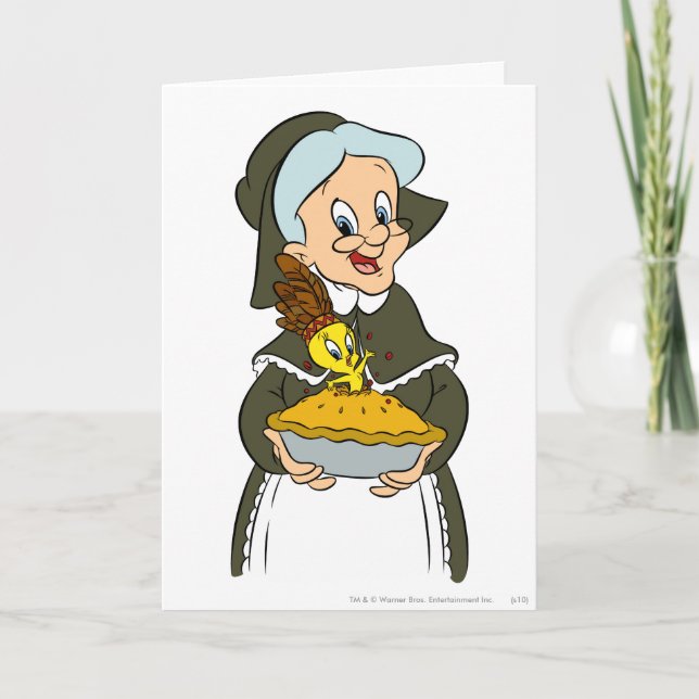 Granny och TWEETY™ Paj Kort (Framsida)