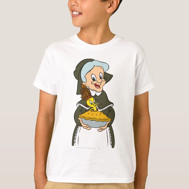 Granny och TWEETY™ Paj T Shirt (Framsida)