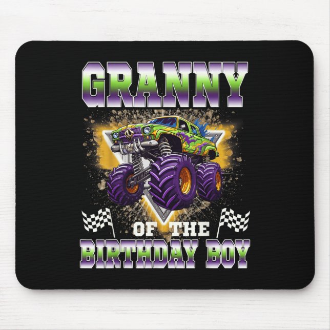 Granny Of The Birthday Boy Monster Truck Birthday  Musmatta (Framsidan)