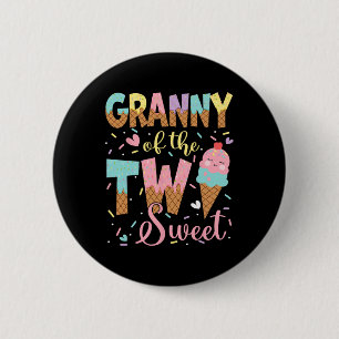 Granny of the Two Birthday Girl Ice Crea Knapp