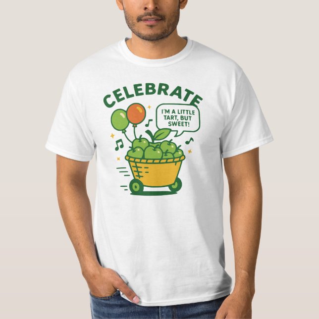 Granny Smith Festival - jag är en liten tart T Shirt (Framsida)