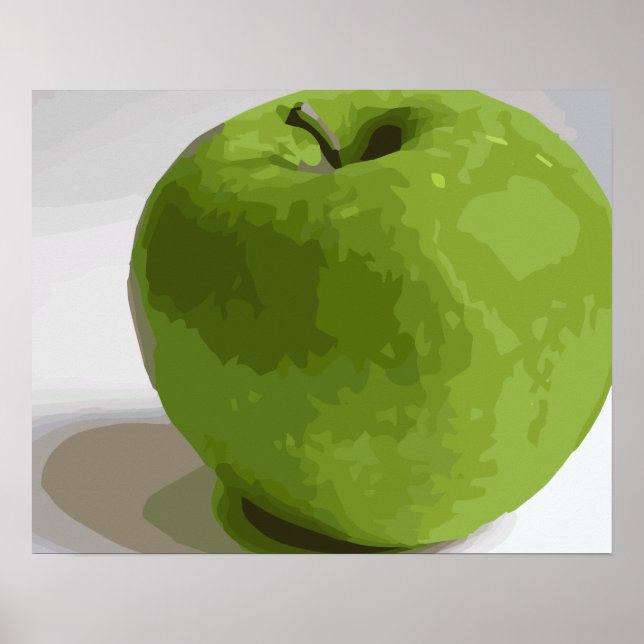 Granny Smith Grönt Apple Bild Poster (Framsidan)