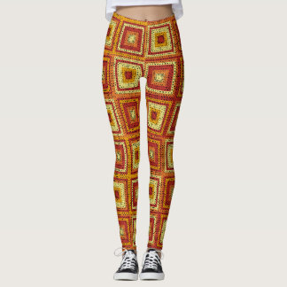Granny Square Mönster Leggings