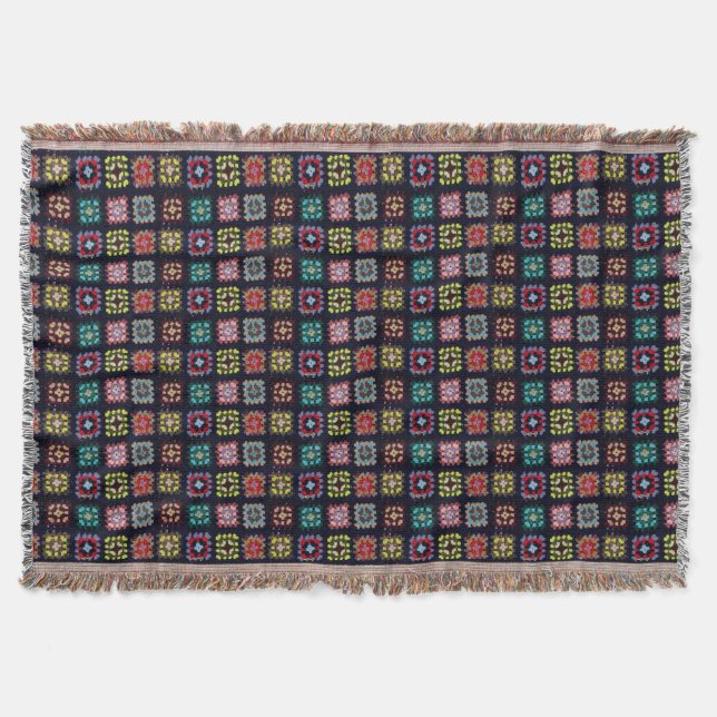 Granny Squares Filt (Framsidan)