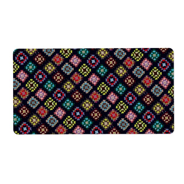 Granny Squares Fraktsedel (Framsidan)