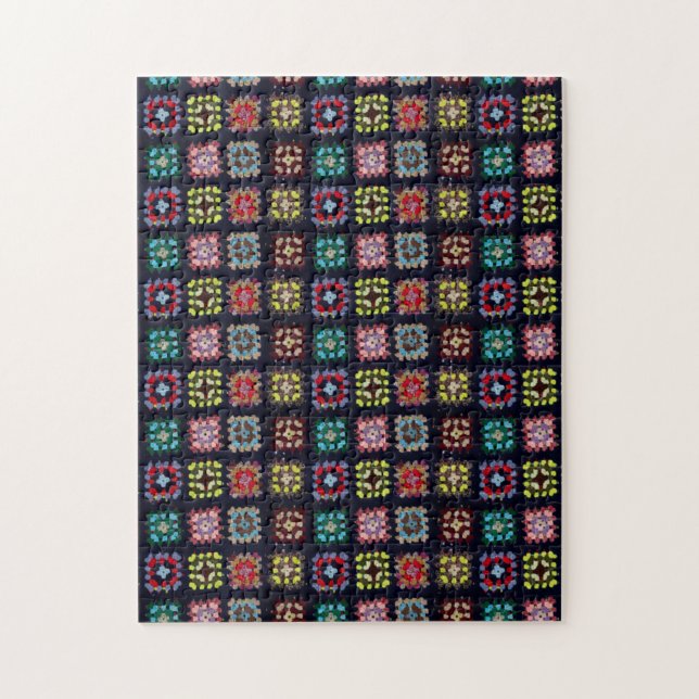 Granny Squares Pussel (Vertikal)
