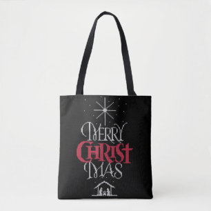 Granny Sticka Merry Kristus Mas Religiösa jul jul Tygkasse