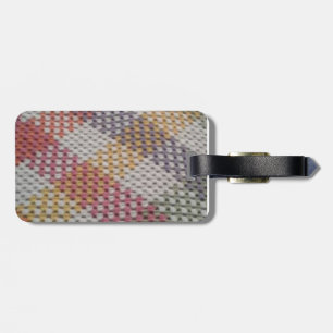 Granny Stitch Crochet Pooling Luggage Tagg Bagagebricka