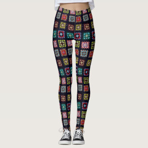 Grannyen kvadrerar leggings