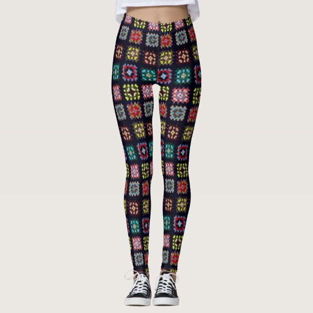 Grannyen kvadrerar leggings (Framsida)
