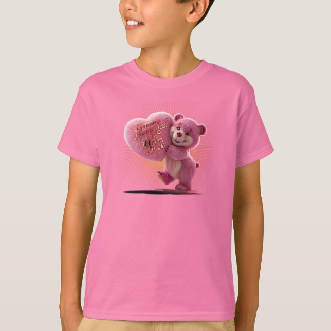 Grannys Heartfilt Kärlek T Shirt (Framsida)