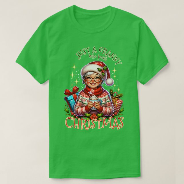 Grannys jul TShirt T Shirt (Design framsida)