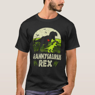 Grannysaurus T Rex Dinosaur Granny Saurus Family M Shirt