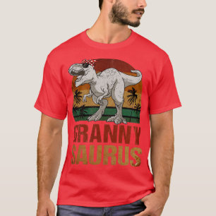 Grannysaurus T Rex Dinosaur Granny Saurus Vintage Shirt