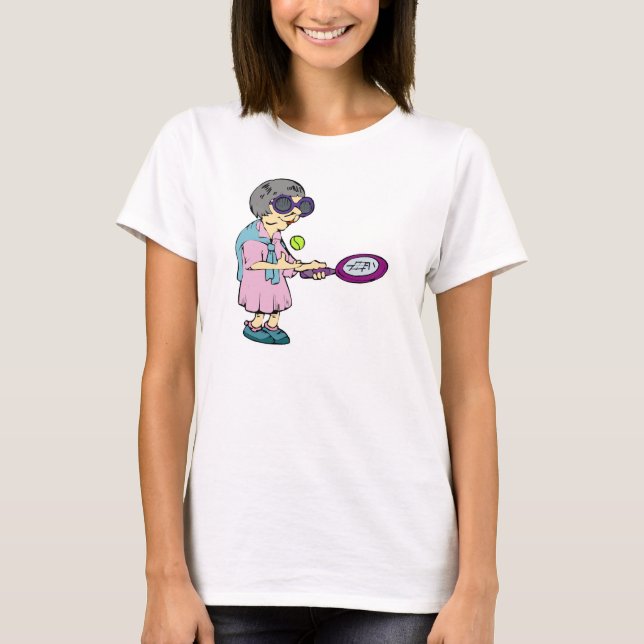 Grannytennis T-shirt (Framsida)