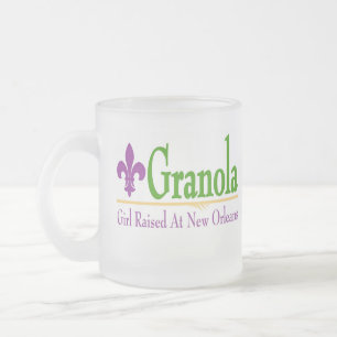 Granola, flicka på NOLa Frostad Glasmugg
