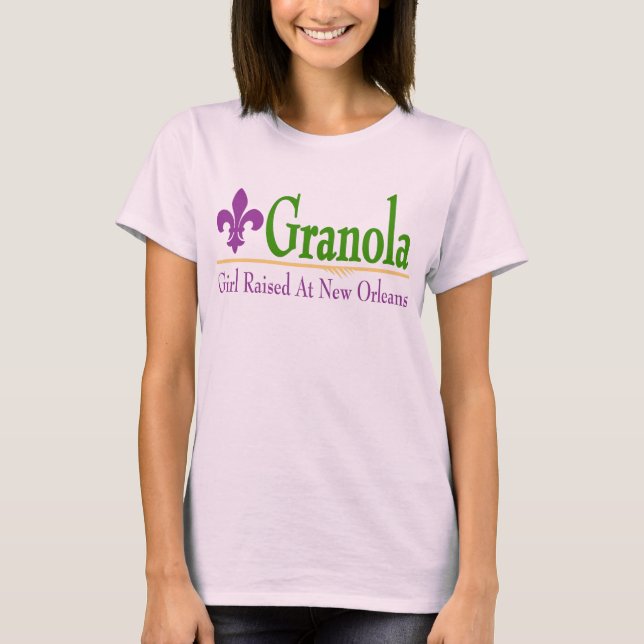 Granola: Flickan på New Orleans T-Shirt (Framsida)