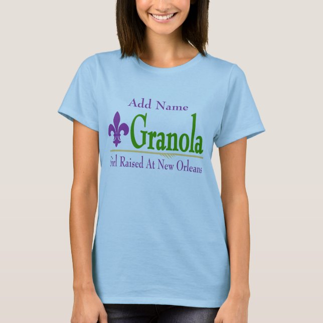 Granola: Flickan på New Orleans T-Shirt (Framsida)