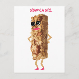 Granola Girl Vykort