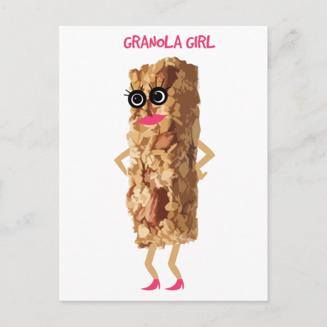 Granola Girl Vykort (Framsida)