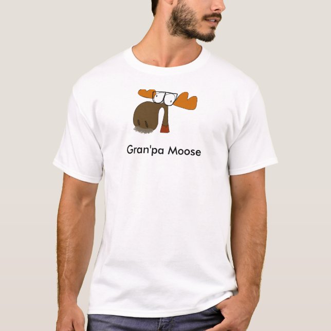 Gran'pa älg tee shirt (Framsida)