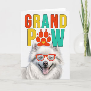GranPAW Eskie Hund Funny Grandparent Day Helgkort