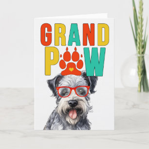 GranPAW Pumi Hund Funny Grandparent Day Helgkort