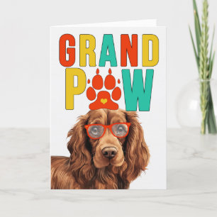 GranPAW Sussex Spain Funny Grandföräldradagen Helgkort