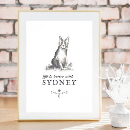 Gräns är bättre med Anpassningsbar Namn Poster