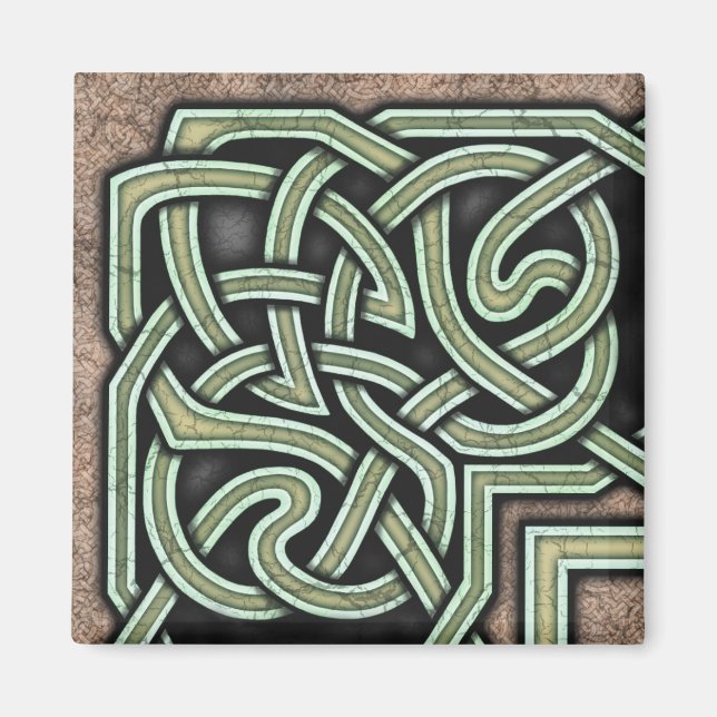 Gräns B, Grönt hörnmagnet Magnet (Framsidan)