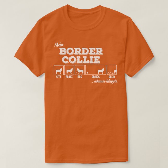 Gräns Collie 2 T Shirt (Design framsida)