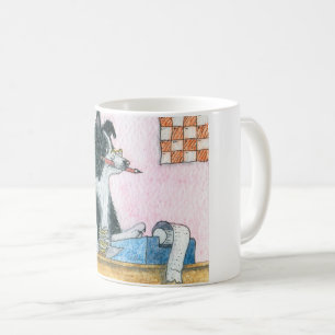 Gräns Collie Accountant Kaffemugg