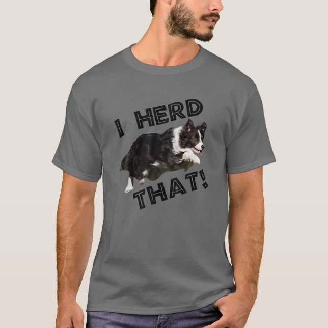 Gräns Collie Älskare I Herd den där underbara Saml T Shirt (Framsida)