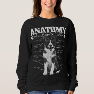 Gräns Collie Anatomy Funny Cute Hund Collie T Shirt