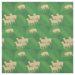 Gräns Collie and Sheep Tyg