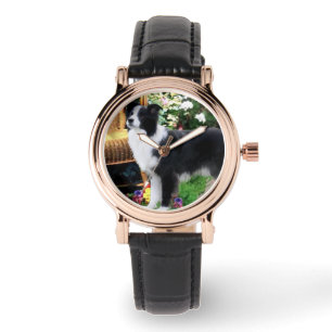 Gräns Collie Art Gifts Armbandsur