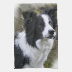 Gräns Collie Art Kökshandduk