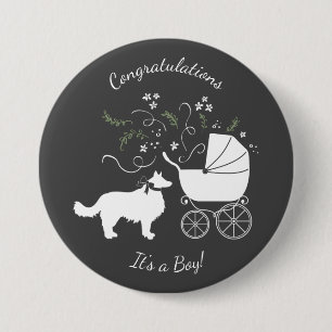 Gräns Collie Baby Shower Knapp
