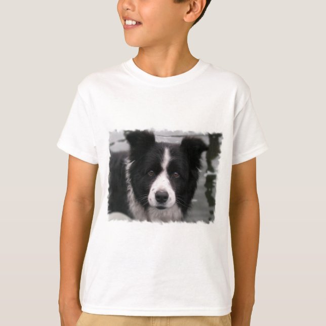 Gräns Collie Barn T-Shirt (Framsida)