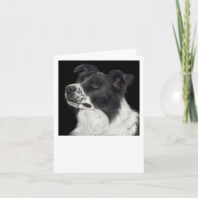 Gräns Collie Card - "Ben" Kort (Framsida)