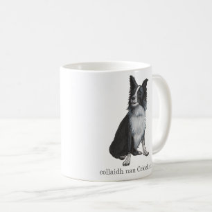 gräns collie - collaidh nan Crìochan Kaffemugg