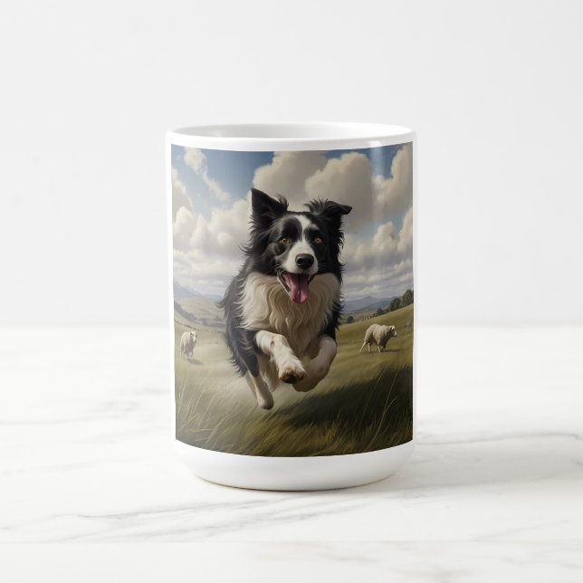 Gräns Collie Elegant Breed Coffee Mugg (Center)