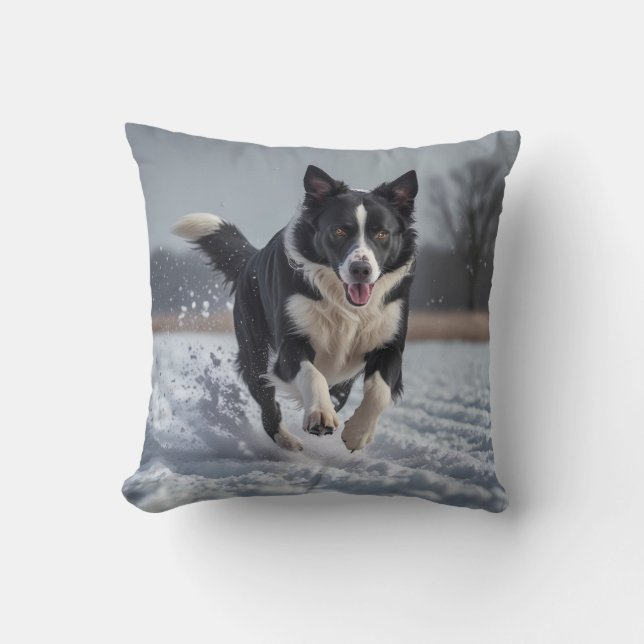 Gräns Collie Elegant Dekorativ kudde (Framsida)