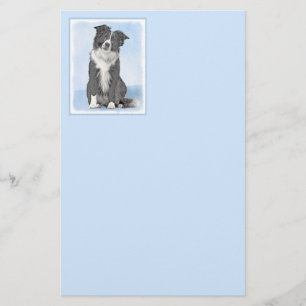 Gräns Collie-färgning - Cute Original-Hund Brevpapper