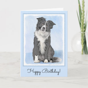Gräns Collie-färgning - Cute Original-Hund Kort