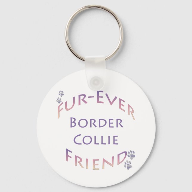 Gräns Collie Furever Nyckelring (Framsida)